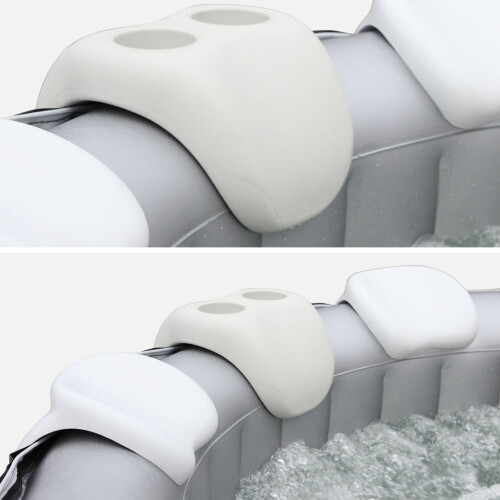 Two headrests and cupholder for inflatable spa 2