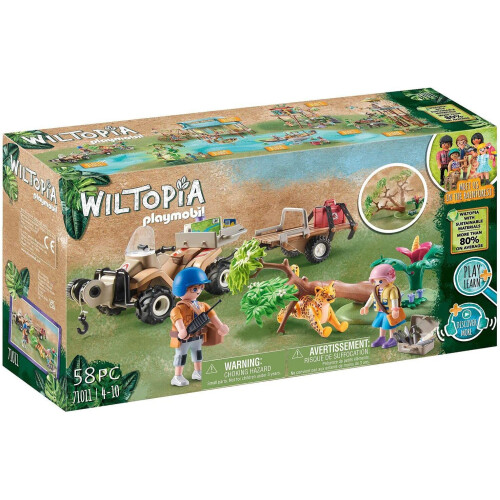 PLAYMOBIL Playmobil Wiltopia Τετράτροχο Διάσωσης Ζώων