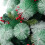 Living And Home Artificial Green Flocked Full Christmas Tree with Stand 1.8m 5
