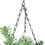Living And Home Artificial Christmas Hanging Basket with Frosted Pine Cone 4