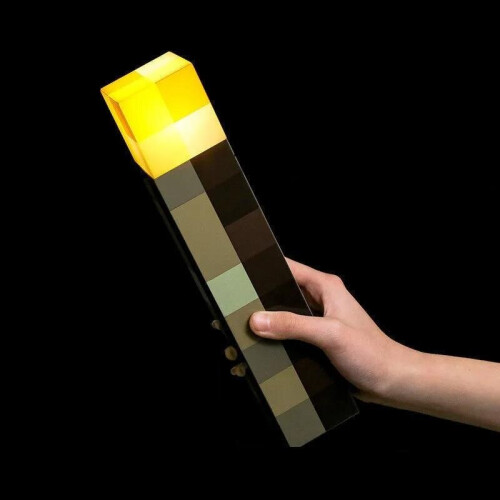 (Torch) Minecraft Night Light Torch Building Block Lamp 1