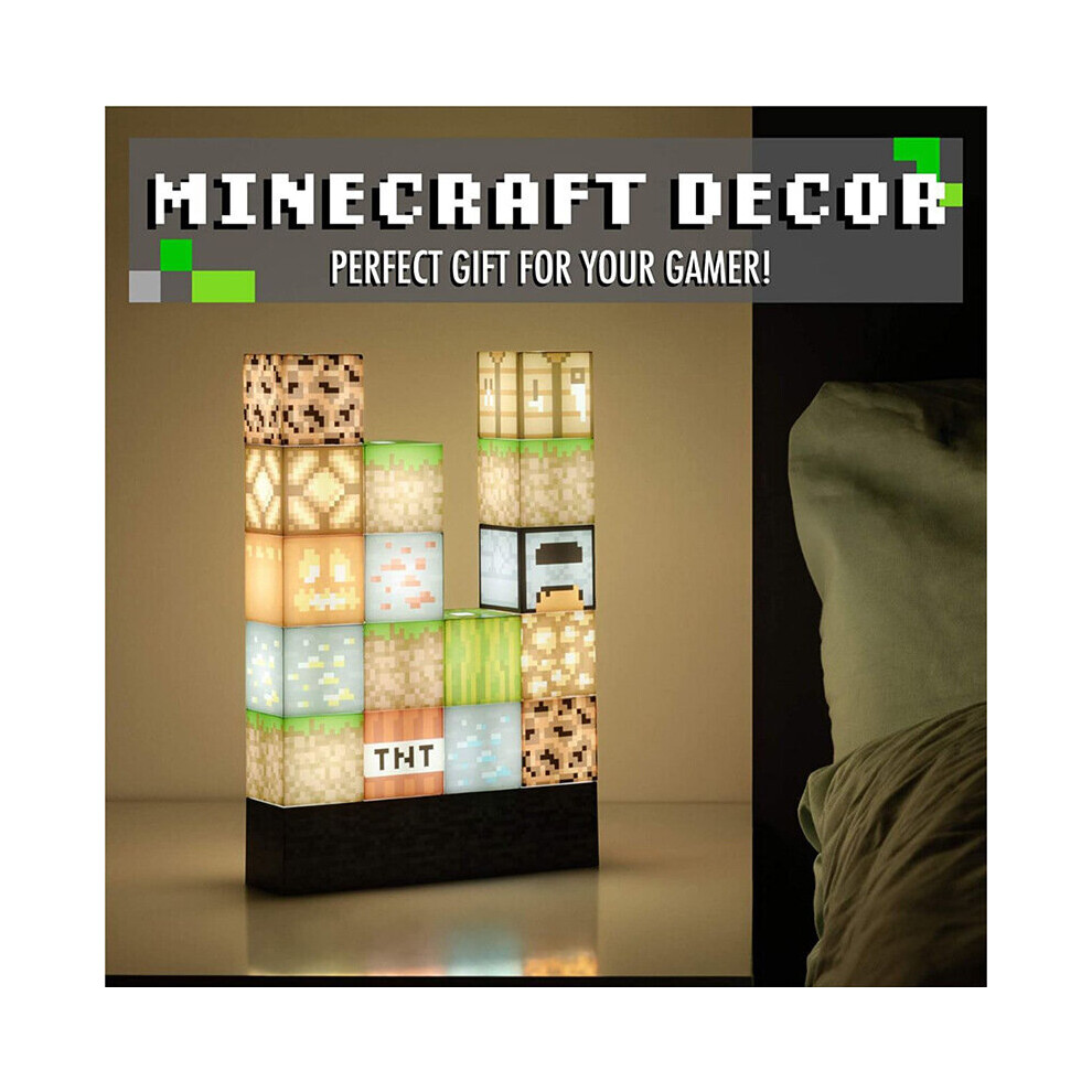 (Building Block ) Minecraft Night Torch Building Block Lamp Light