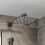 Thermostatic Square Concealed Shower Head Wall Mounted Adjustable Riser Handset 2