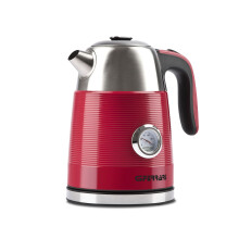 G3Ferrari G10149 Duca Electric Kettle Stainless Steel with Red 1.7 L 2200W