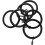 (24 Pack) 38mm Metal Curtain Rings - Black 4