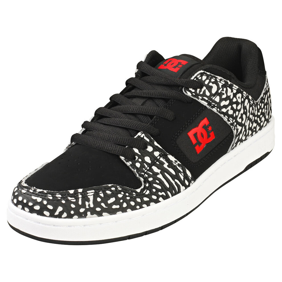 DC Shoes Manteca 4 Se Mens Skate Trainers in Black Red - 9 UK