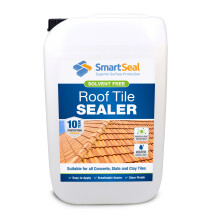 (25 Litres) Smartseal Roof Tile Sealer - Long-lasting Protection for Concrete, Slate & Clay Roof Tiles - Solvent-Free Roof Sealant. 10-year Protection.