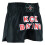 (Medium) Playwell Kickboxing Competition Satin Fight Shorts - Black 3