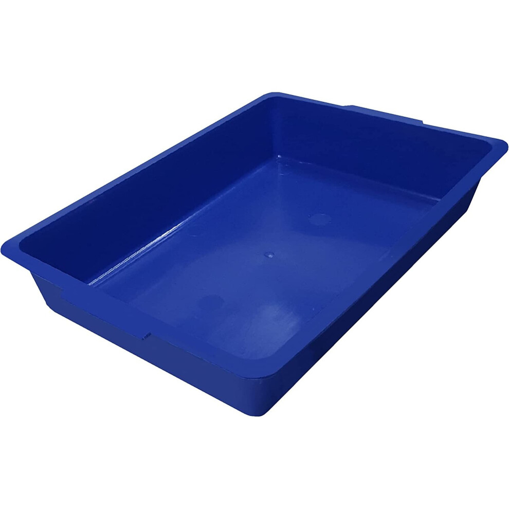 (Blue) Kitten Cat Litter Tray Pet Cage Base 36cm