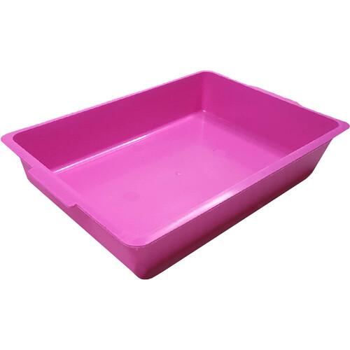 Pink Kitten Cat Litter Tray Pet Cage Base 36cm on OnBuy