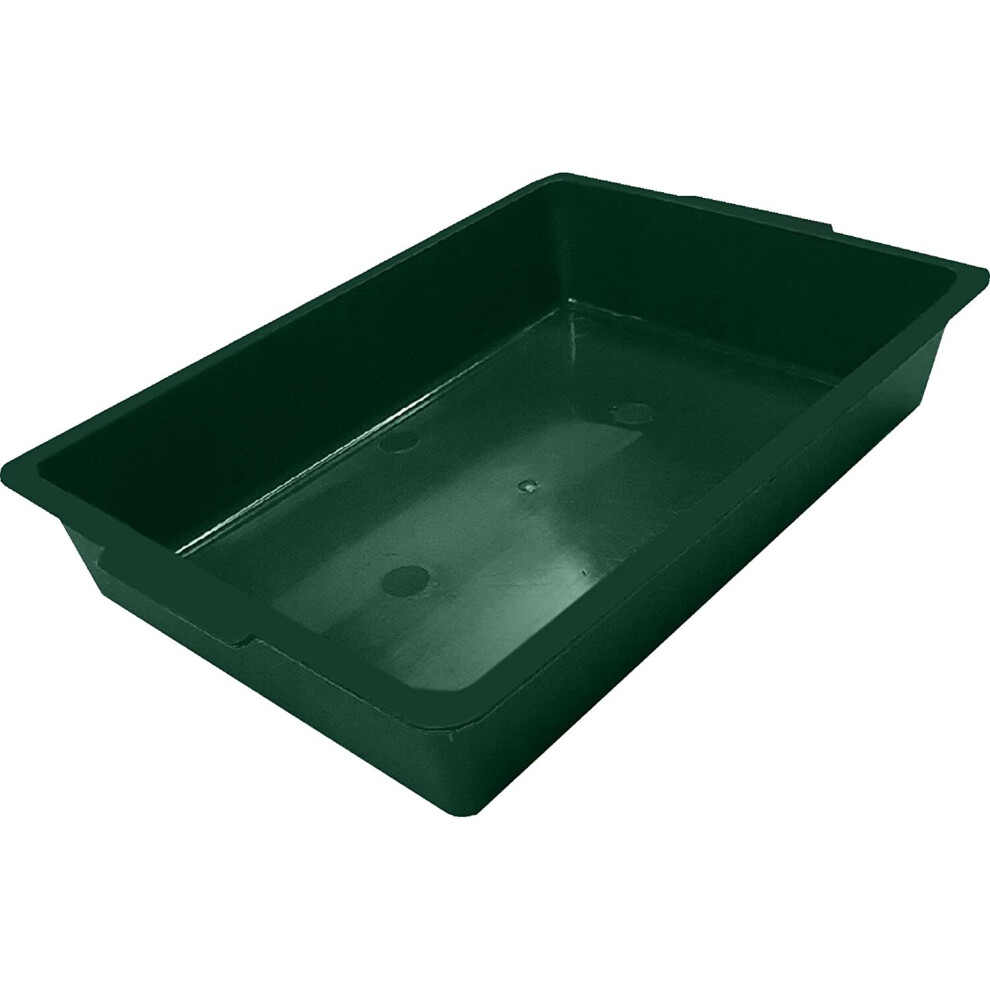 (Green) Kitten Cat Litter Tray Pet Cage Base 36cm