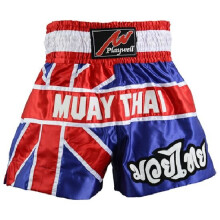 (Small) Playwell Muay Thai Competition Fight Shorts - Uk Flag
