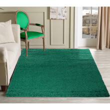 (Rectangle 120 x 170cm, EMERALD) Living Room Soft Shaggy Rugs 45mm Pile Height Small - Extra Large in 22 Colours