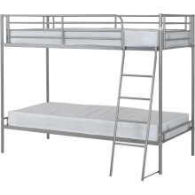 Seconique Brandon 3ft Metal Bunk Bed - Silver