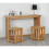 Seconique Seconique Richmond Solid Wood Foldaway Dining Table - Oak Varnish 10