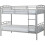 Seconique Seconique Ventura 3ft Metal Bunk Bed - Silver 1