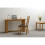Seconique Seconique Richmond Solid Wood Foldaway Dining Table - Oak Varnish 16