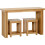 Seconique Seconique Richmond Solid Wood Foldaway Dining Table - Oak Varnish 11