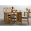 Seconique Seconique Richmond Solid Wood Foldaway Dining Table - Oak Varnish 18
