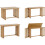 Seconique Seconique Richmond Solid Wood Foldaway Dining Table - Oak Varnish 2