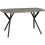 Seconique Seconique Athens Black Metal Frame Dining Table - Concrete Effect Top 3