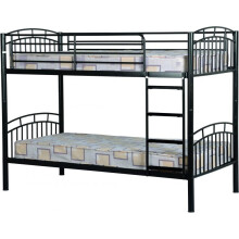 Seconique Ventura 3ft Metal Bunk Bed - Black