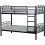 Seconique Seconique Ventura 3ft Metal Bunk Bed - Black 1