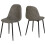 Seconique Seconique Athens Black Metal Frame Dining Table - Concrete Effect Top 4