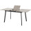 Seconique Avery Extending Dining Room Table - Concrete & Grey Oak Effect 3