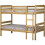 Seconique Seconique Panama Pine Bunk Bed  - Solid Waxed Pine - 3ft Single 1