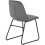 Seconique Avery Extending Dining Table + 4 Lukas Chairs Set - Concrete & Grey Velvet 18