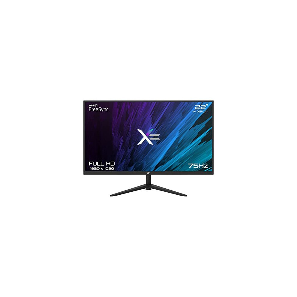 X= XG22VA 21.5" Full HD IPS 75Hz Adaptive-Sync/FreeSync HDMI Gaming Monitor with Speakers