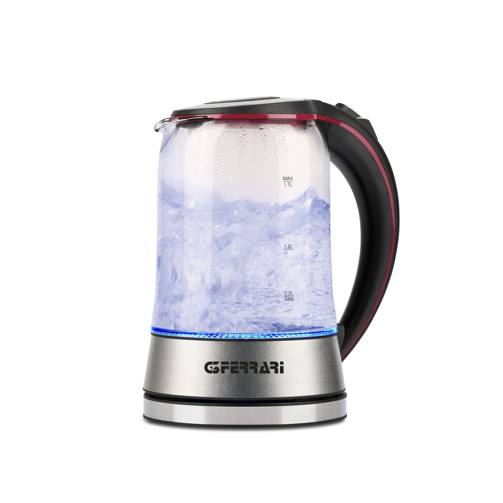 Ferrari G3ferrari G10163 Vidro Glass Electric Kettle 1.7 Litres 2200W