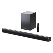 SHARP HT-SBW202 2.1 Soundbar with Wireless Subwoofer, 200W Slim Speaker w. Bluetooth 4.2, for Streaming - Aux, USB Playback, HDMI ARC/CEC & Digi