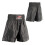 (X-Large) Playwell Plain Black Satin Muay Thai Training Shorts 1