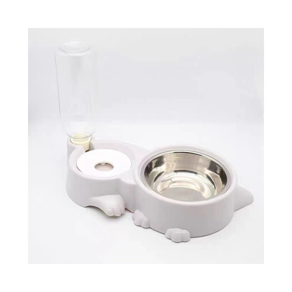 (CMY GREY) Pet Food & Water Dispenser Dog Cat feeder bottle