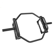 HENCHGRIPZ Trap Bar Hex/Deadlift, 50-inch Olympic 2-inch Sleeves, Neutral Grips, Floor-Protecting Feet - trap001