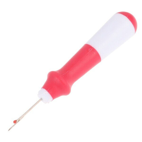(B) Plastic Handle Sharp Craft Thread Cutter Seam Ripper Safety Handle Stitch Unpicker Hand Tools