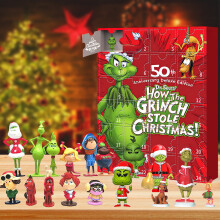 (Coffret Noël B) Halloween | Cadeaux de Noël Calendrier de l'Avent de 24 jours - compte à rebours Boîte mystère 2022