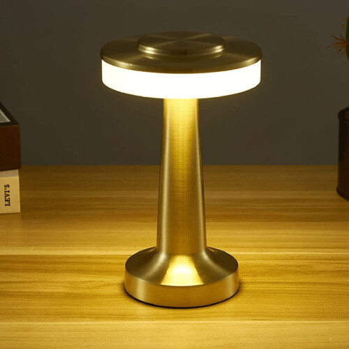 Cordless Table Lamp Touch Sensor Rechargeable LED Desk Lamp Night Lamp ...