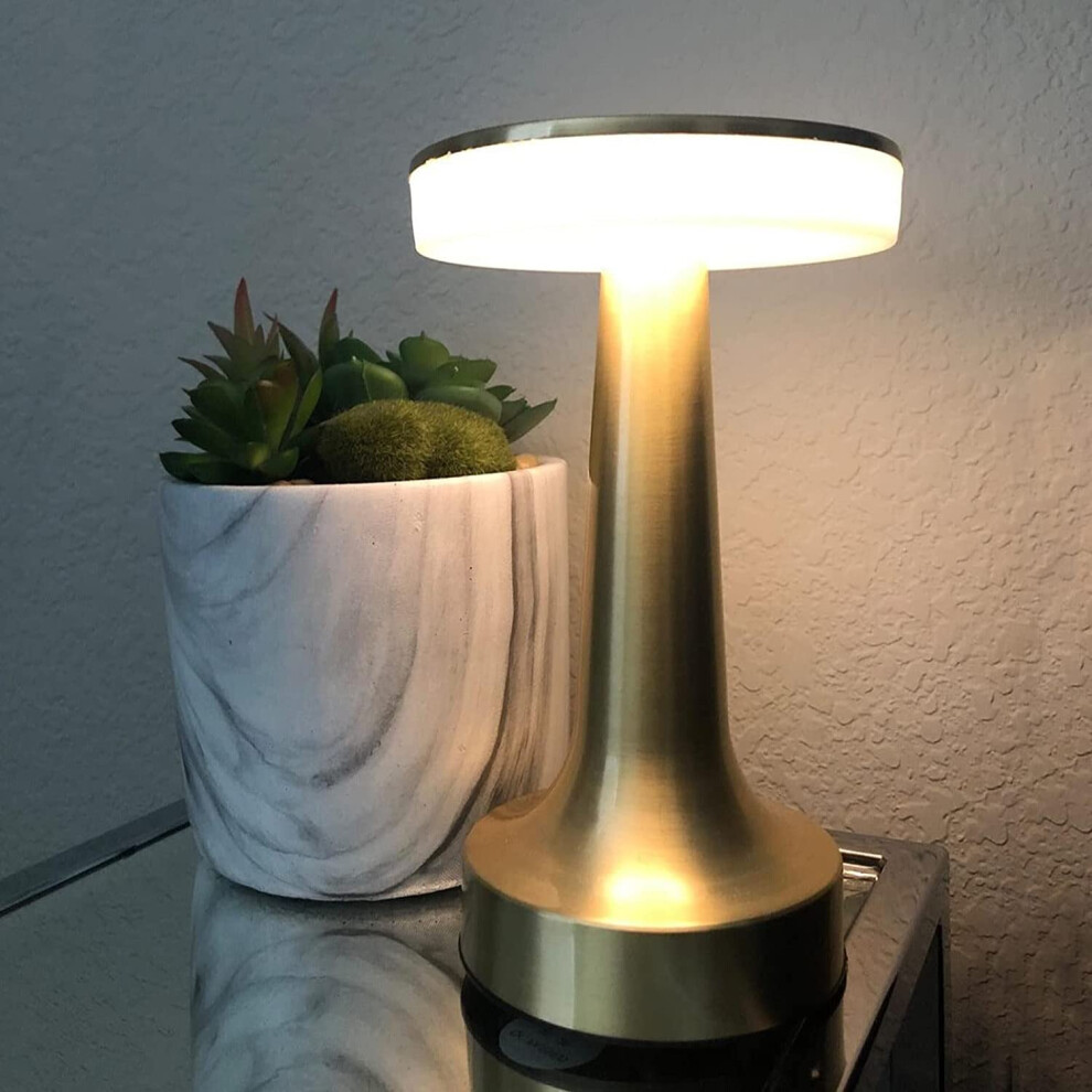 Lynker Rechargeable Cordless Led Table Lamps Metal Desk Lamp Touch Sensor Uk