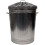 2x Large Metal Bin Galvanised Dustbin & Lid - 95L 4