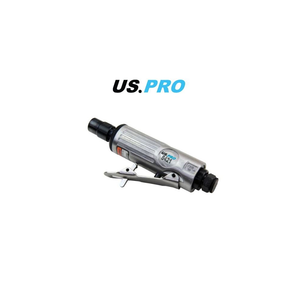 US PRO 1/4" Air Die Grinder - Compact & Lightweight 8421