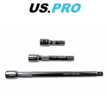 US PRO 3pc 1/2''dr Extension Bar Set 75, 125, 250mm Long 4141