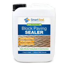 (5 Litres) Smartseal Eco-Friendly Block Paving Sealer - Solvent-Free - Durable Sand Hardener & Weed Inhibitor for A Natural Look - Best Block Paving Sealant