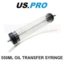 US PRO Tools 550ml Oil Transfer Syringe - Gearbox Steering Fluid Extractor Pump 3507