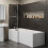 Bathroom L Shaped Shower Bath 1700mm LH Mixer Shower Screen Side Panel White 2