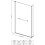 Bathroom L Shaped Shower Bath 1700mm LH Mixer Shower Screen Side Panel White 11