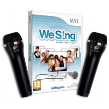 (We Sing Original + Mics) We Sing Nintendo Wii & U 1 2 Microphones Mic Robbie Encore Original - Refurbished