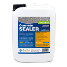(5 Litres) Smartseal Premium Concrete Sealer - Easy to Apply Concrete Sealer - High Protection Concrete Sealant, Oil and Water Repellent, Food Safe.